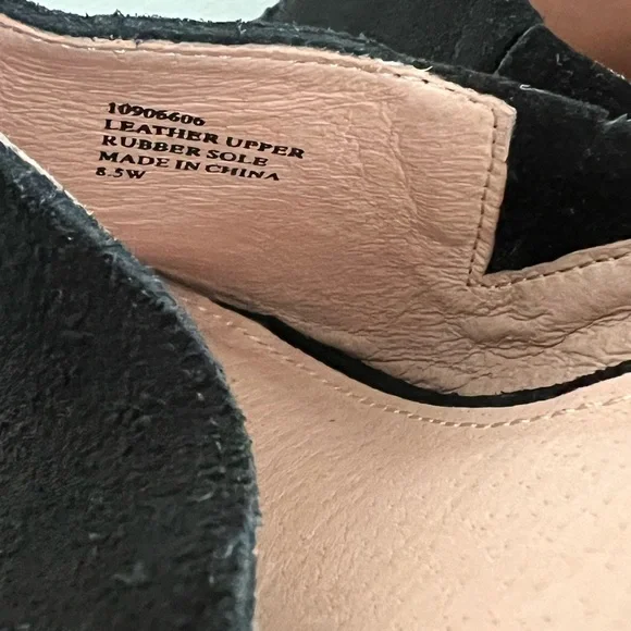 Torrid 8.5 W Wide Sexy Black Platform Espadrille Suede Wedge 4" Heel Shoes - Picture 6 of 6